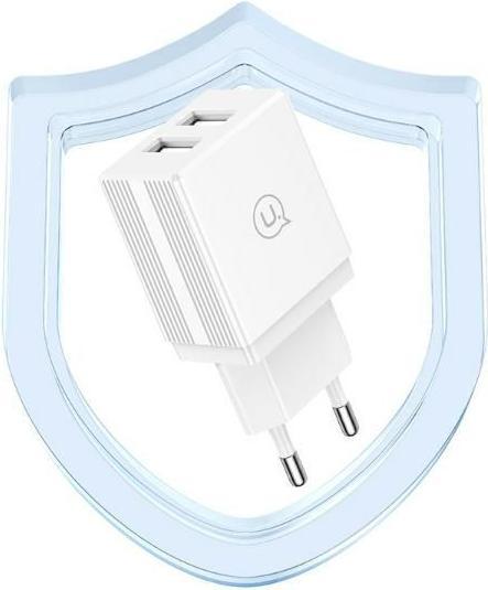 Produktbild Usams Ład. siec. 18W Lightning2.1A 2.1A 1m Fast Charging biały/white HC series (CC090) (18 W)