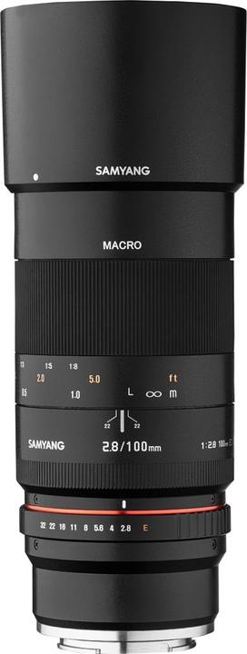 Image du produit Samyang 100mm f/2.8 ED UMC, Sony E (Sony E, Plein format, APS-C / DX)