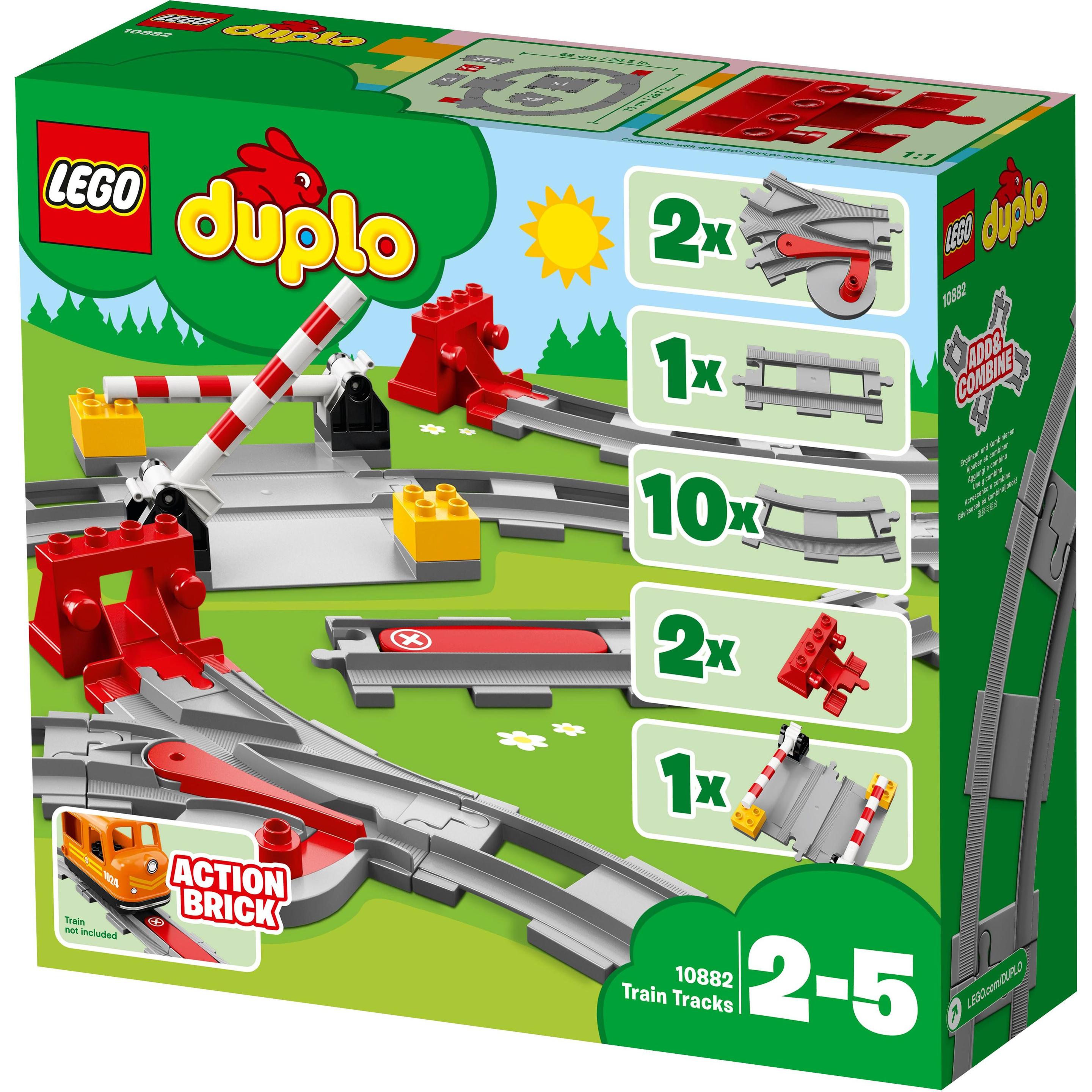 Thumbnail - LEGO Eisenbahn Schienen (10882)