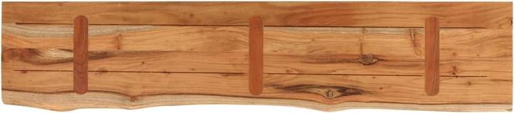 Actual product image vidaXL Table top rectangular tree edge wooden top furniture top solid wood acacia (160 x 30 cm)
