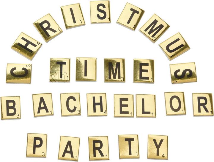 Actual product image Jolly Craft Studio Sticker EVA metallic letters, 150 pieces