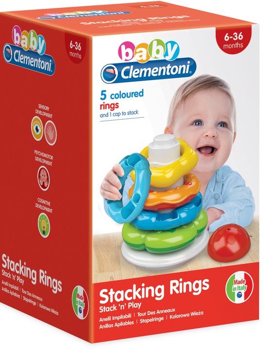 Immagine prodotto Clementoni Bambino - Anelli impilabili