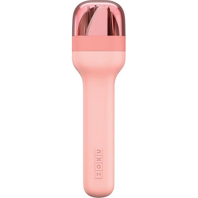 ZOKU Besteck-Set To Go, 3-teilig Peach, Besteck