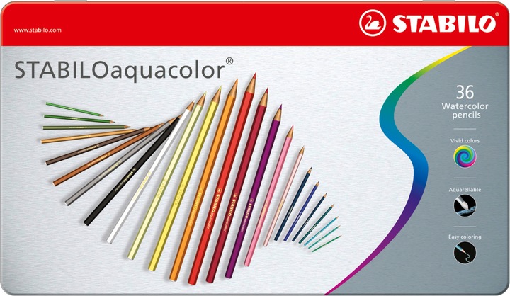 Produktbild STABILO Aquacolor (Mehrfarbig, 36 x)