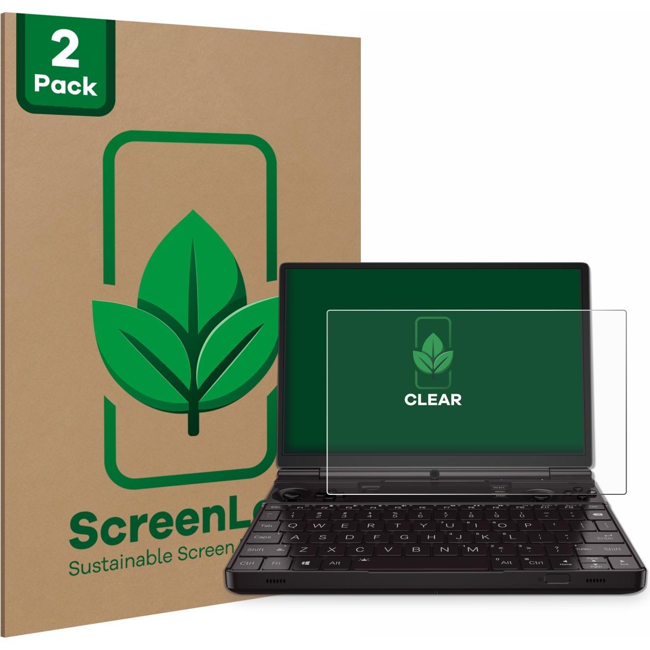 Thumbnail - ScreenLeaf Schutzfolie nachhaltiger Displayschutz Displayschutzfolie Folie Klar Transparent (2"), Notebook Schutzfolie