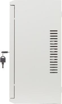 Actual product image Lanberg Nástěnná jednodílná skříň 19", 4U+3U/540x200, (dodávané složené), nízkoprofilová, plné dveřé (10.86 RU, 19 inch rack)