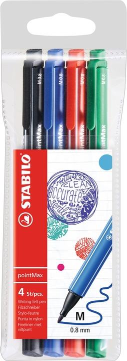 Schwarz, Grün, Rot, Blau