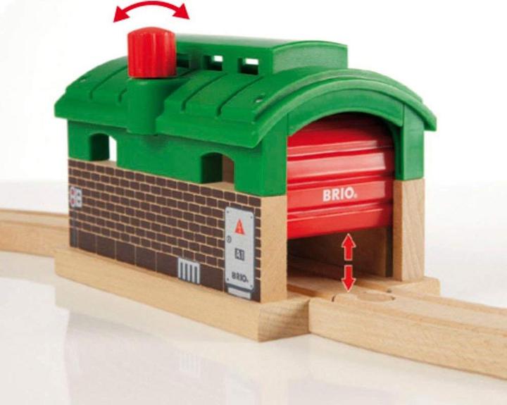 Productafbeelding Brio Locomotievenloods met rolluik