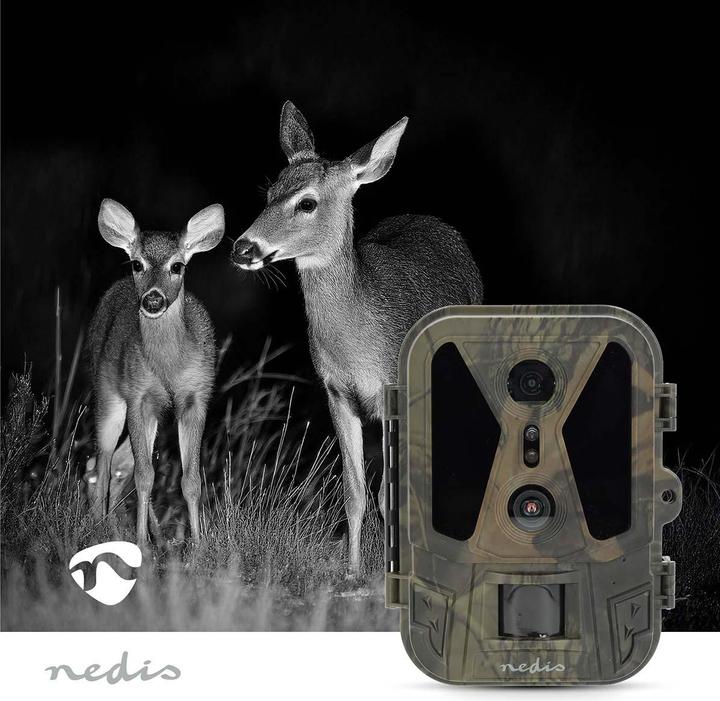 Produktbild Nedis Wildlife Kamera - 4K@10fps - 50 MPixel - 8 MPixel CMOS - IP65 - Schwarz No-Glow IR - Nachtsich
