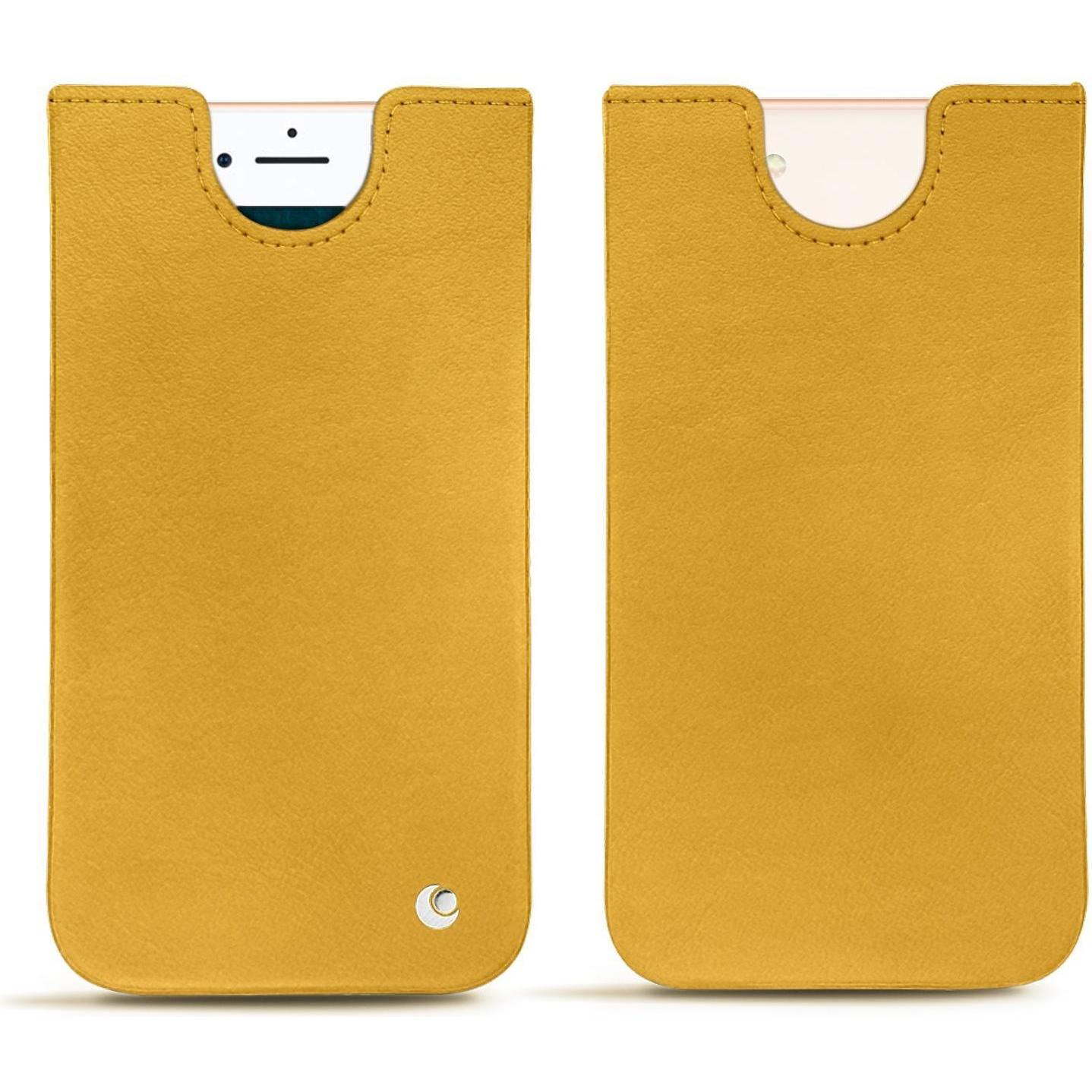 Noreve Lederschutzhülle (Apple iPhone 7), Smartphone Hülle, Gelb