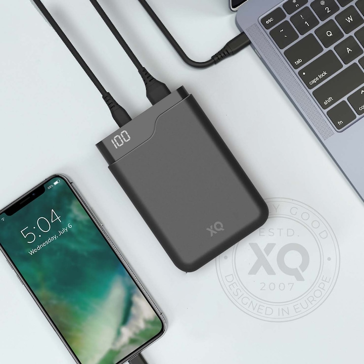 Actual product image Xqisit NP Premium Powerbank 10000 mAh (10000 mAh, 10 W)