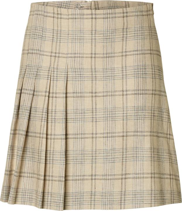 Actual product image Selected Femme Leinenmix Karo Plisseerock (36)