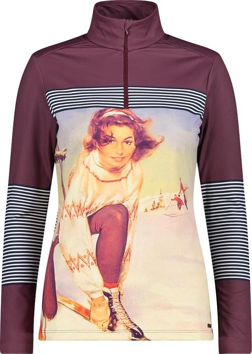 Produktbild CMP Campagnolo Sweatshirt 1/4 Reissverschluss Damen (XXS)