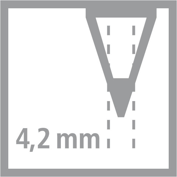 Produktbild STABILO Trio (Mehrfarbig, 15 x)