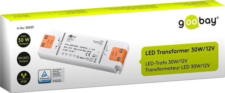 Actual product image Goobay LED driver