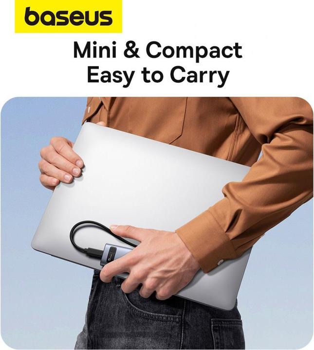 Productafbeelding Baseus SSD-behuizing FlyJoy (grijs) (M.2 2230, M.2 2242, M.2 2260, M.2 2280)