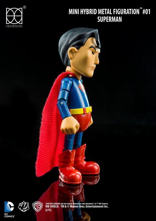 Actual product image Herocross Justice League "Superman" Mini Hybrid Metal Action Figure