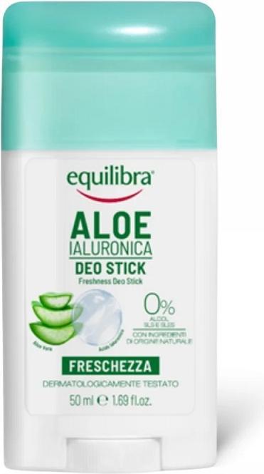 Actual product image Equilibra Aloe Protezione Naturale Gentle Deo Stick Aleos Deodorant In Aloe Vera Stick 50Ml (Stick, 50 ml)