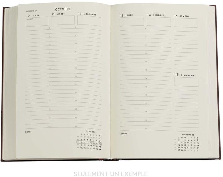 Actual product image Paperblanks Weekly agenda (13.5 x 21 cm, 1 week / 2 pages)