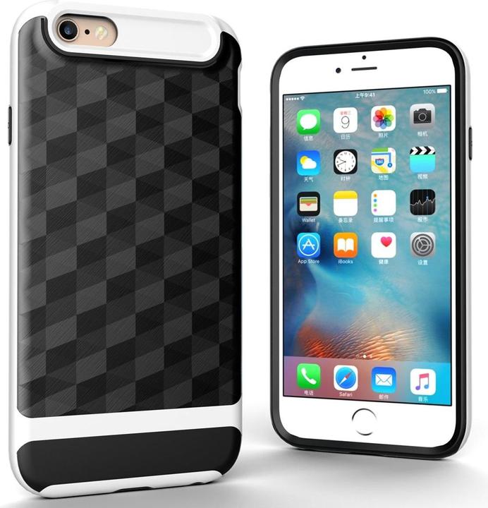 Produktbild König Design Apple iPhone 6 / 6s Hülle Case Handy Cover Schutz Tasche Schutzhülle Bumper Weiss (Apple iPhone 6)