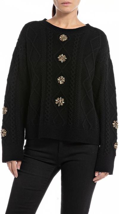 Produktbild Replay Damen Cropped Pullover (XS)