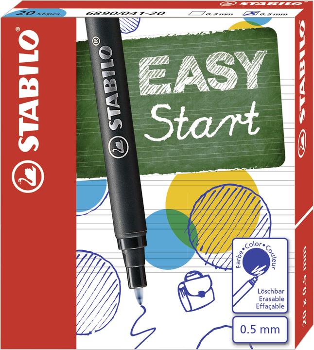 STABILO EASYoriginal Refill (Füllertinte, Blau, 0.50 mm)