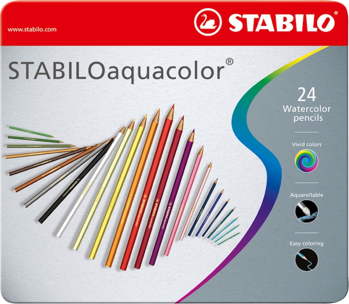 Produktbild STABILO aquacolor (Mehrfarbig, 24 x)