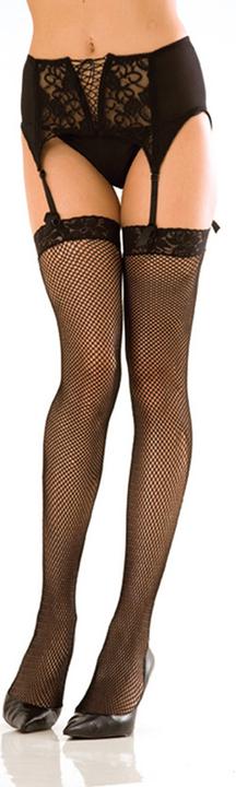 Produktbild Rene Rofe Lace top fishnet thigh high (One Size)