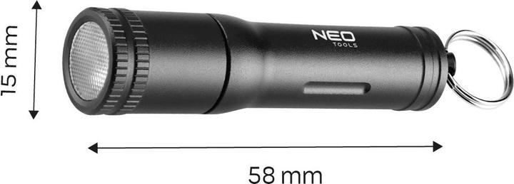 Produktbild Neo Batteriebetriebene Mini 100 lm Osram P9 LED-Taschenlampe (5.80 cm, 100 lm)