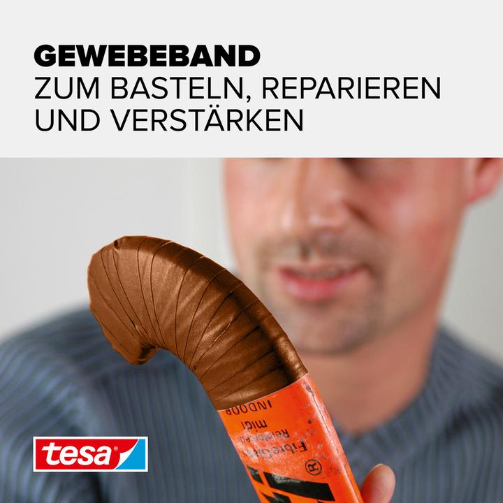 Actual product image tesa EXTRA POWER PERFECT fabric tape, fabric-reinforced duct tape (19 mm)