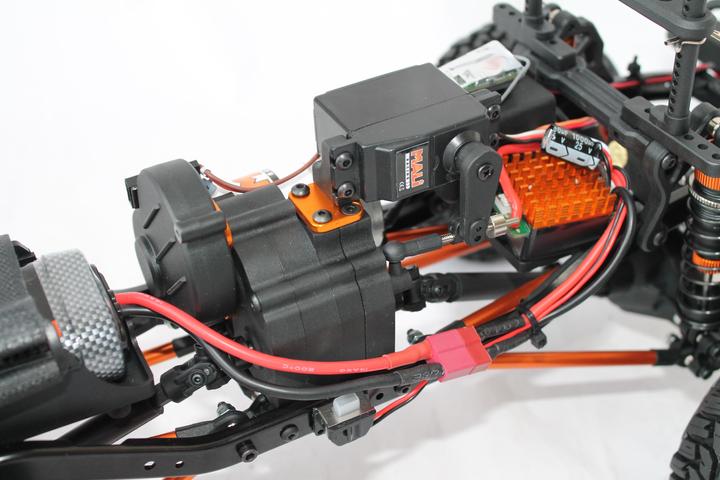 Actual product image DF-Models DF-4S Crawler 313 mm 2021 JYM Edition - ORANGE (RTR Ready-to-Run)