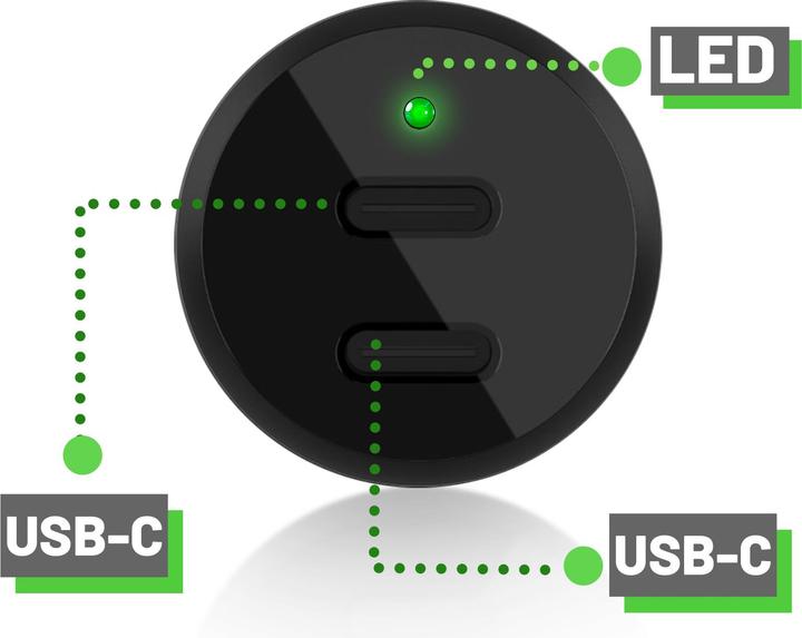 Productafbeelding Belkin USB-C autolader, 36W vermogen leveren