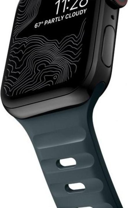 Produktbild Nomad Strap - Sport FKM rubber horlogebandje - Geschikt voor Apple Watch 41/40 mm - Marine Blue (Fluorelastomer)