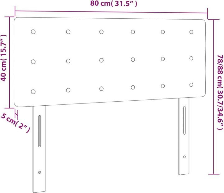 Actual product image vidaXL Kalel (80 x 5 x 78/88 cm)