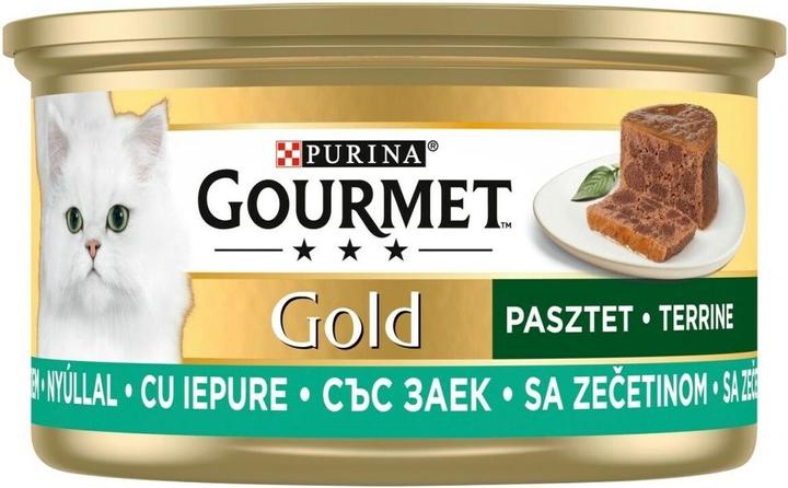 Immagine prodotto Gourmet Gold Rabbit - Cibo umido per gatti - 85g (Senior, 1 pz., 85 g)