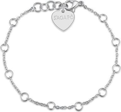Immagine prodotto Sagapo S'Agapo Letters Sltb1 Decent Steel Bracelet