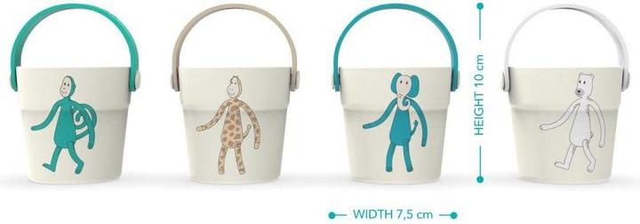 Actual product image Matchstick Monkey Bath time play bucket, stacking bucket
