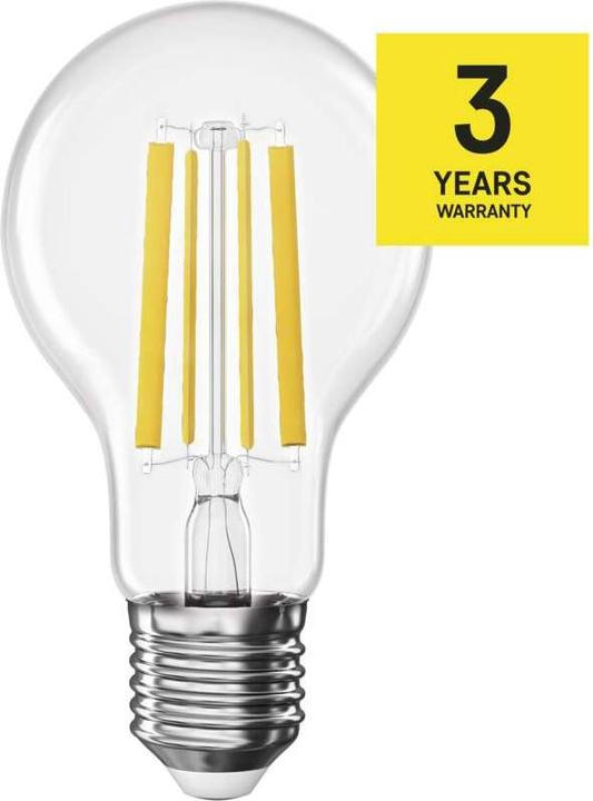 Produktbild Emos LED Lampe Filament A60 / E27 / 10,5 W (100 W) / 1521 lm / Neutral Weiss (E27, 10.50 W, 1521 lm, 1 x, D)