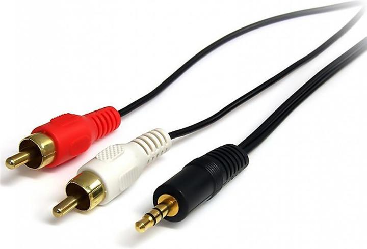 StarTech 90cm 3.5mm jack to cinch audio cable - St/St - jack/RCA cable (0.90 m, Cinch, 3.5mm jack (AUX))