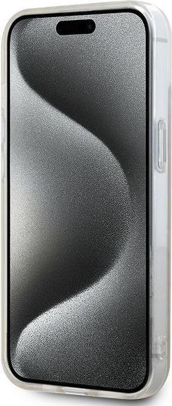 Actual product image DKNY DKHMP15MHRHSEP iPhone 15 Plus / 14 Plus 6.7" różowy/pink hardcase IML Mono & Stripe MagSafe (Apple iPhone 14 Plus, Apple iPhone 15 Plus)