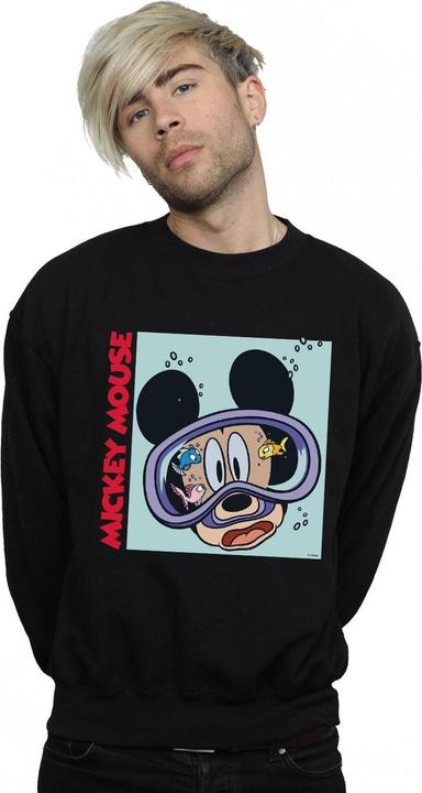 Actual product image Disney Mens Mickey Mouse Under Water Sweatshirt (XXL)