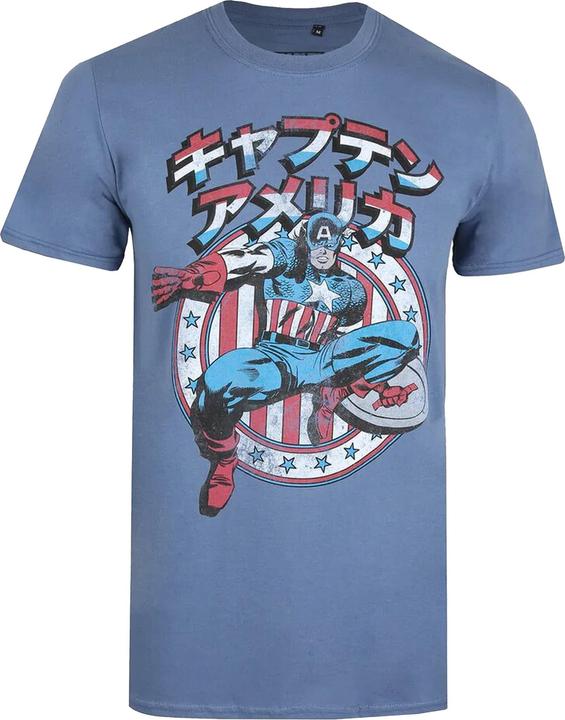 Produktbild Captain America TShirt Gewaschen (M)