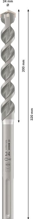 Image du produit Bosch Professional Zubehör Foret marteau SDS max-4 24 x 200 x 320 mm (24 millimètres)