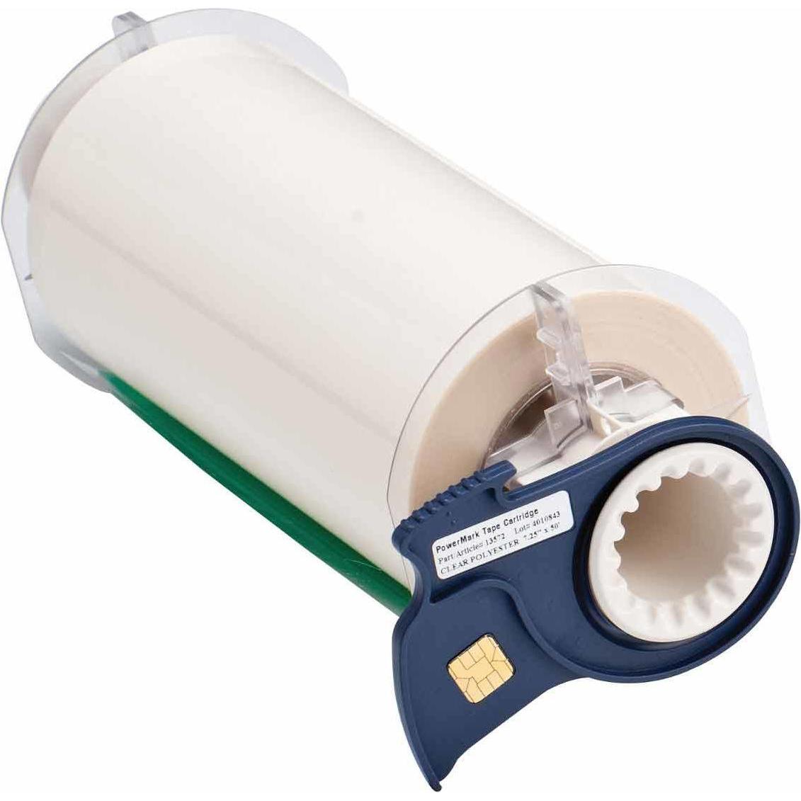 Brady, Etiketten, B85-178x15-569-CL, Hochleistungs-Polyester, Transparent, glänzend, 178.00 mm x 15.00 m, perm