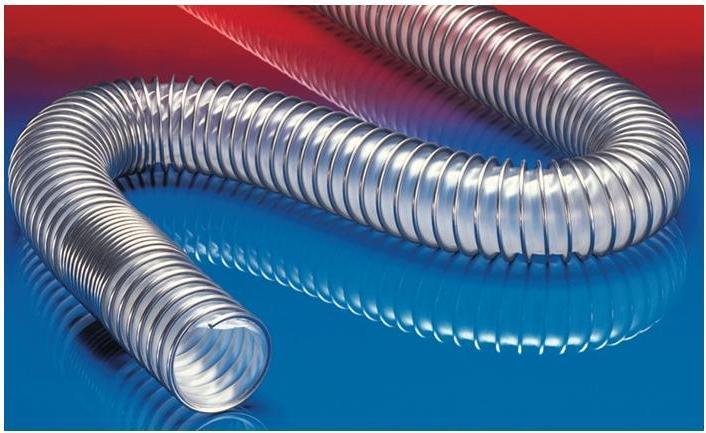 Produktbild Norres Absaug- und Gebläseschlauch CP PUR 455 FOOD Innen-Ø 315 mm Aussen-Ø 327,00 mm Länge 6 m Wand