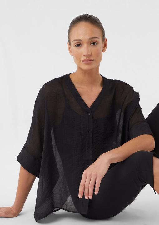 Immagine prodotto Comma Accessories Semitransparente Tunikabluse aus Viskosemix (M)