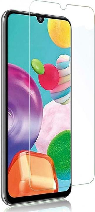 Actual product image Screenguard Samsung Galaxy A41 bulletproof glass protective film Case Friendly Design (1 pcs., Samsung Galaxy A41)