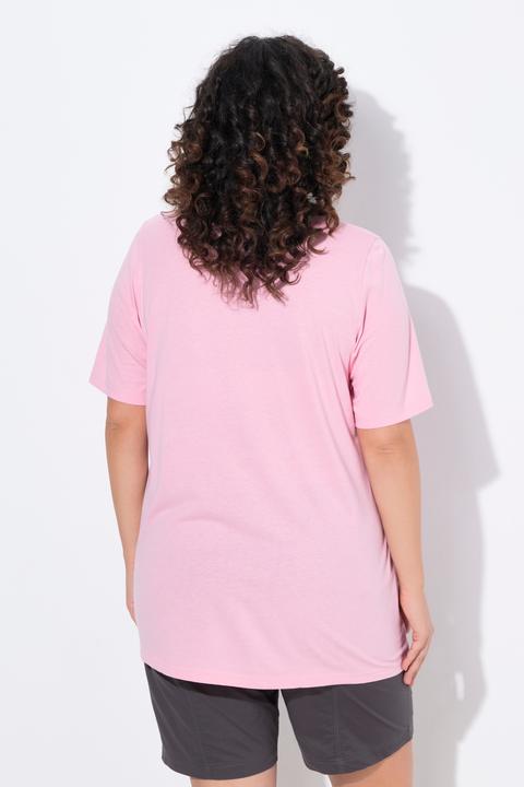 Actual product image Ulla Popken Essential Front Pleat Tee (50, 52)