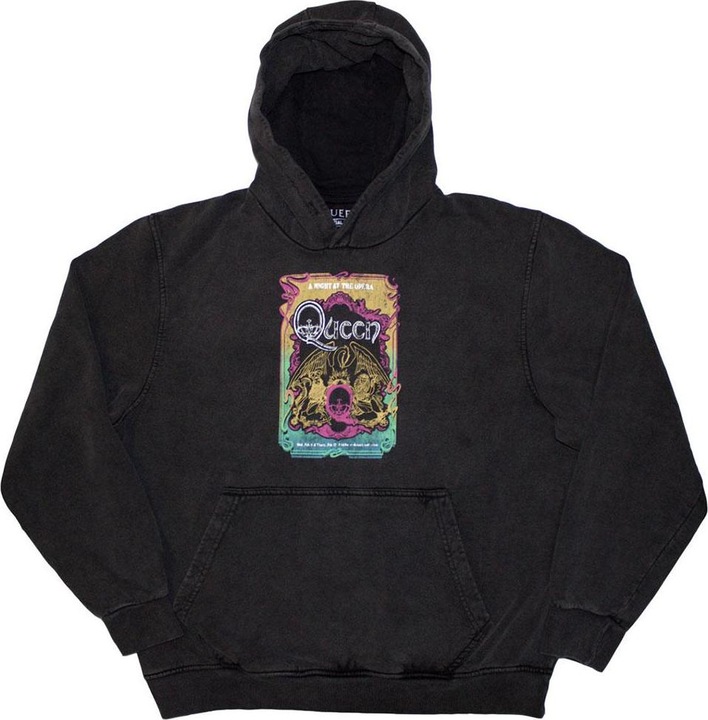 Immagine prodotto Queen A Night At The Opera Tour '76 Felpa con Cappuccio Da indossare Adulto Unisex (L)