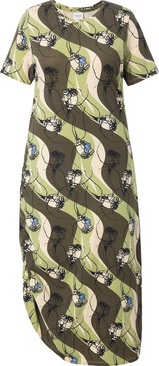 Produktbild Ulla Popken Jersey-Maxikleid, Rundhals, Halbarm (46, 48)